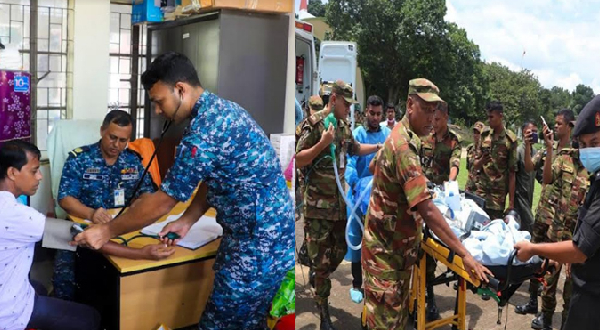 ৯৮৫৭ জন বন্যার্তকে চিকিৎসাসেবা দিয়েছে সশস্ত্র বাহিনী